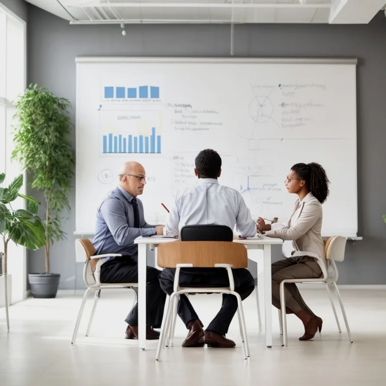 Voditelj med skupinsko delavnico za zavestno vodenje